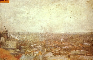 Blick vom Montmartre nach van Gogh